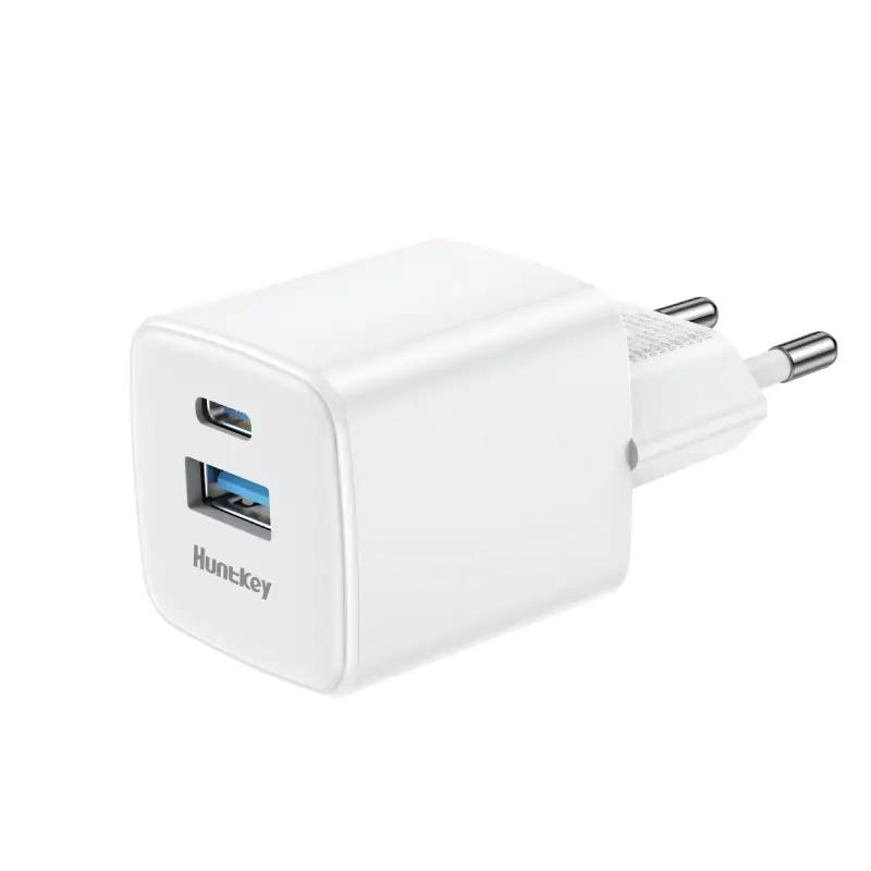 Быстрое зарядное устройство Huntkey G35 GaN 35W (европейский стандарт)
