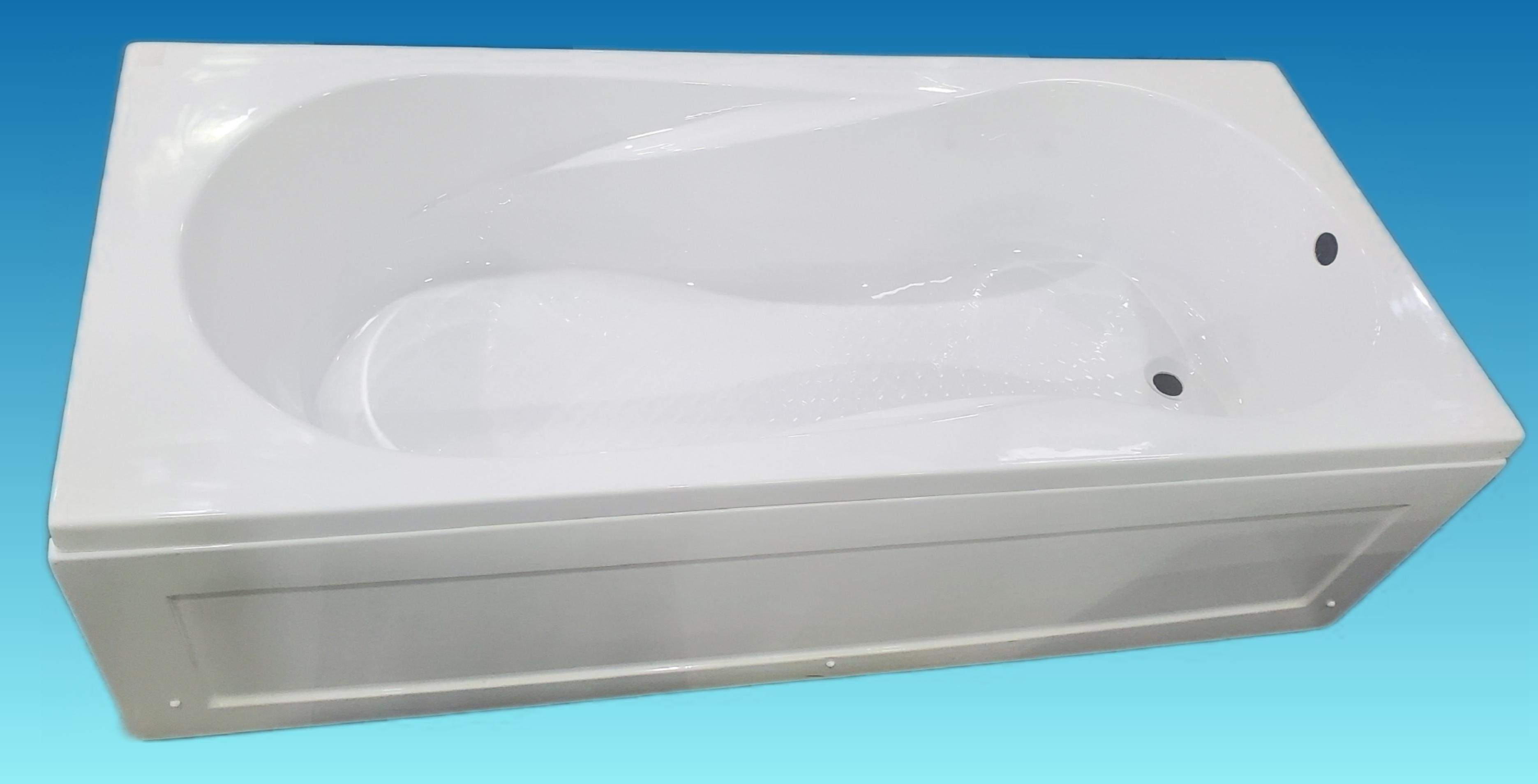 Ванна акриловая с боковой панелью 150*70*высота 50см.