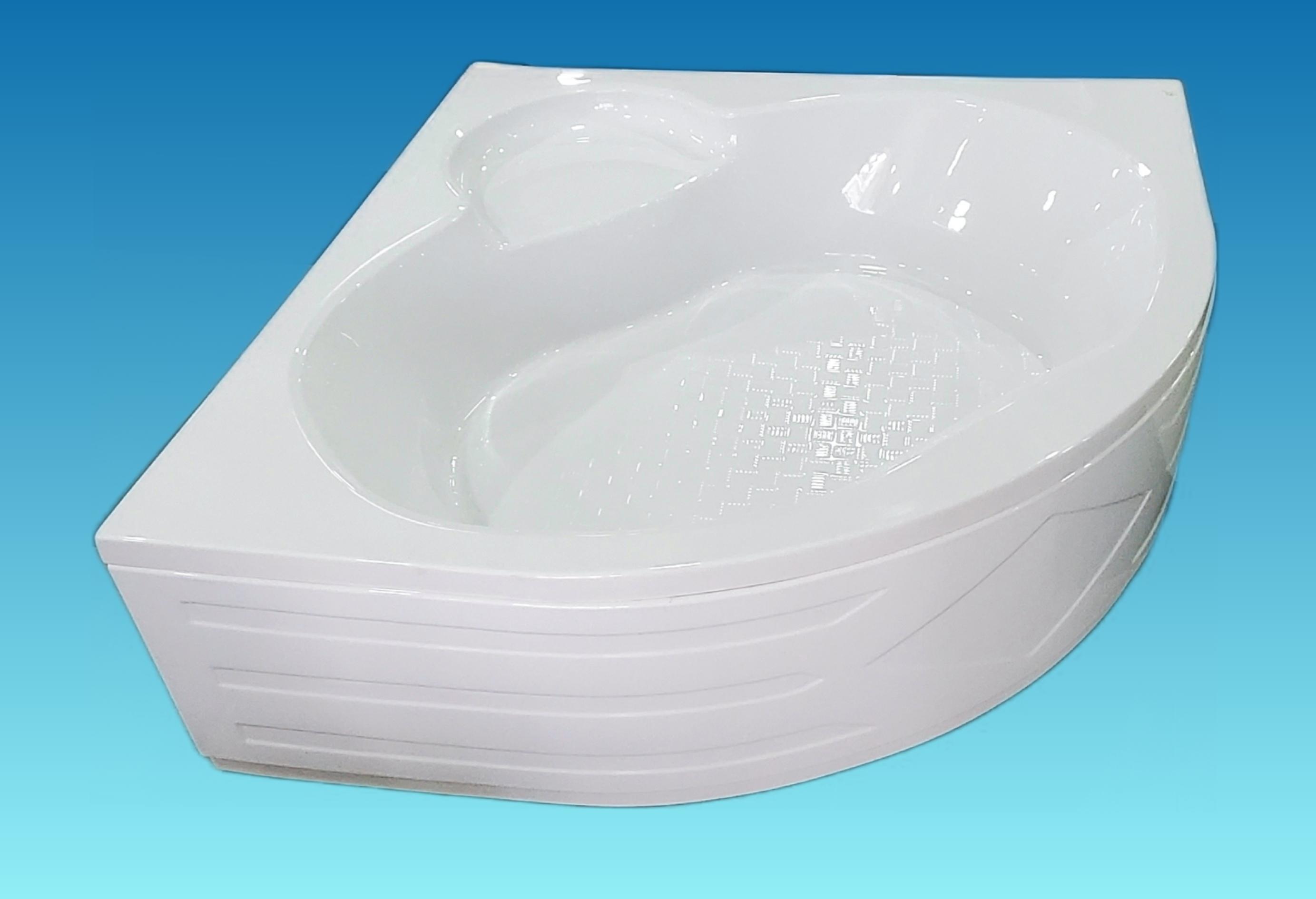 Ванна акриловая угловая с боковой панелью 140*140*высота 50см.