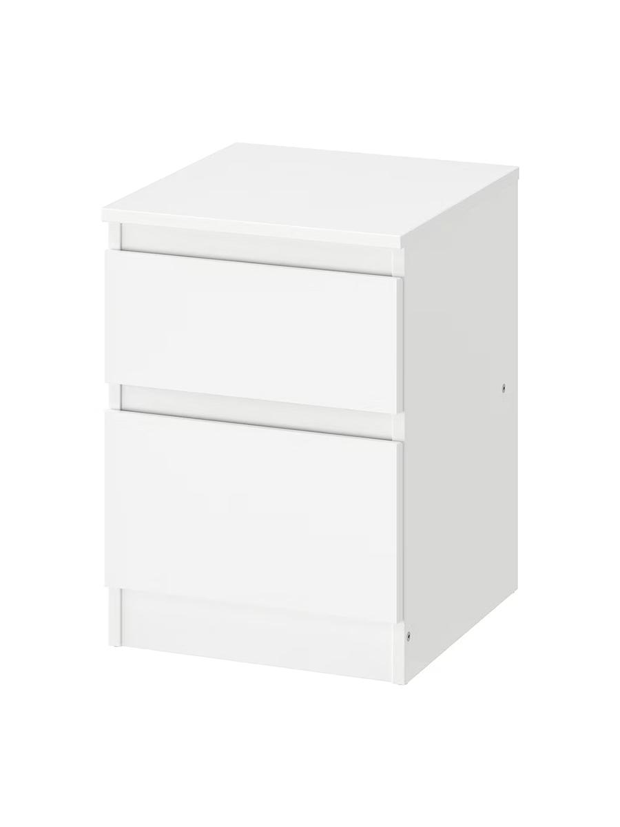 Tekje 2 çekmeli IKEA KULLEN ak 35x49 sm