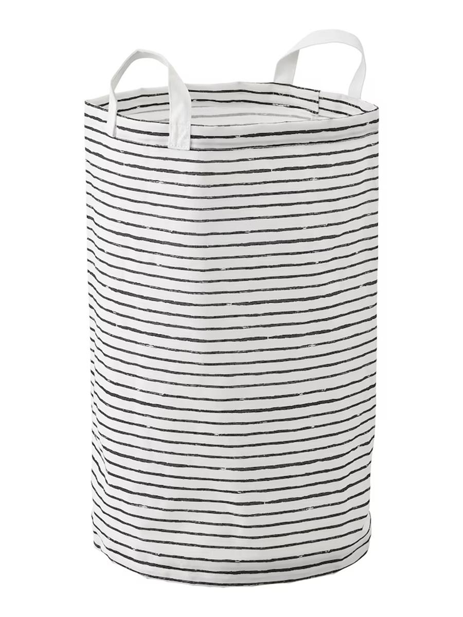 Eşikler üçin torba IKEA KLUNKA ak/gara, 60l