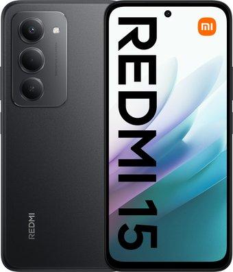 Смартфон Redmi 15 6/128 ГБ (Global), чёрный