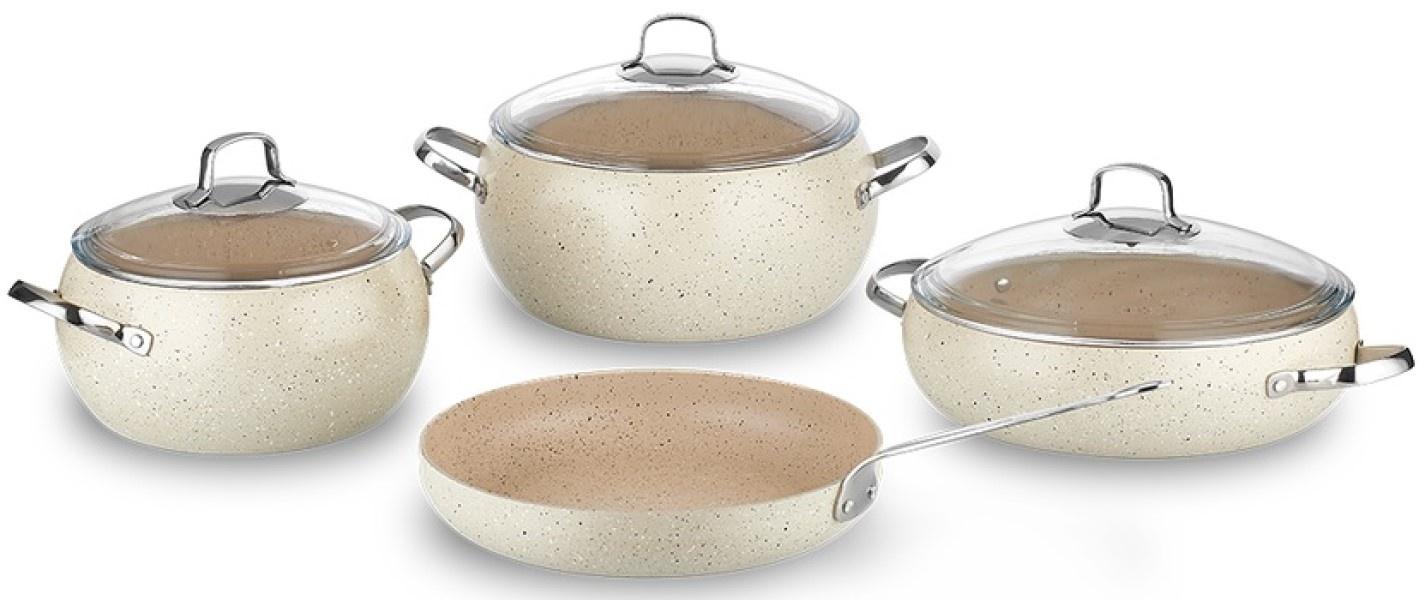 Набор посуды KORKMAZ Mondea A2656 бежевый