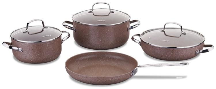 Набор посуды KORKMAZ Browni A2900 коричневый