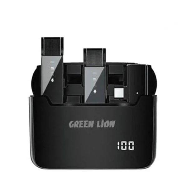 Беспроводные петличные  микрофоны Green Line Green Lion 2 in 1 Displey (разъем Lightning)