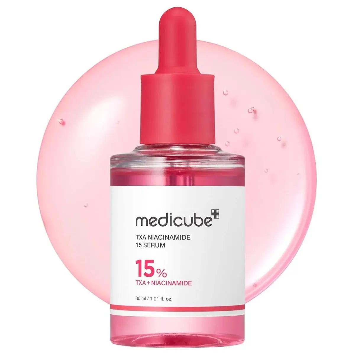 Medicube Txa Niacinamide 15% düwürtükli we düwürtük yzlary üçin syworotka 30 ml