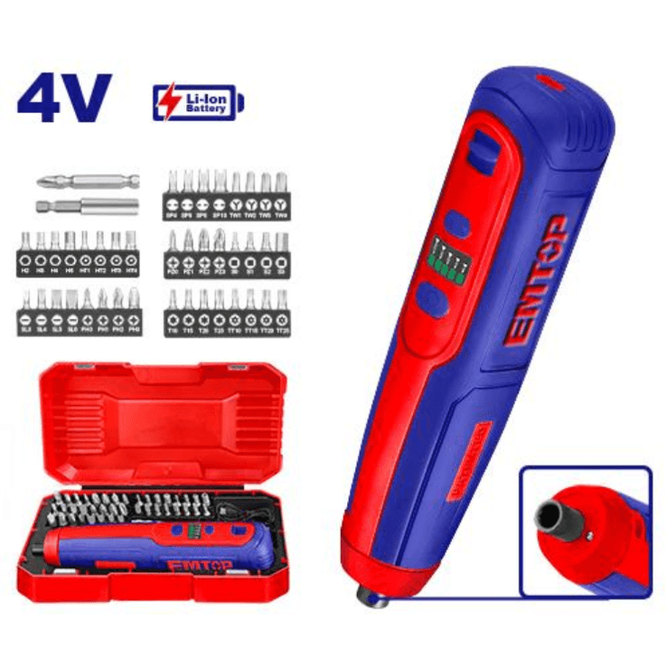 Akkumulýatorly otwýortka EMTOP ECSR0403