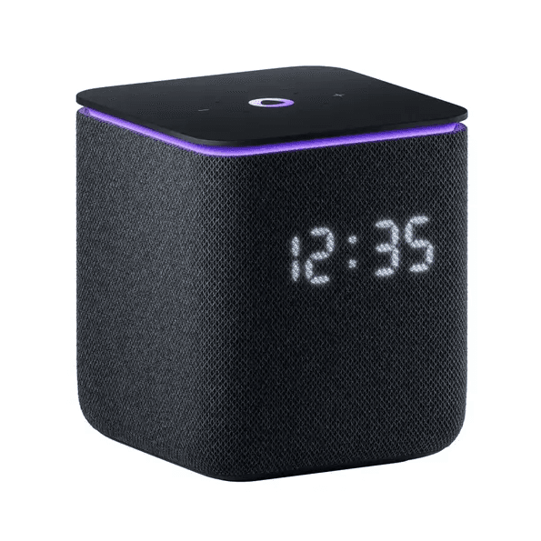 Akylly gürleýji-kolonka Yandex stansiýa midi Alisa we Zigbee bilen, gara