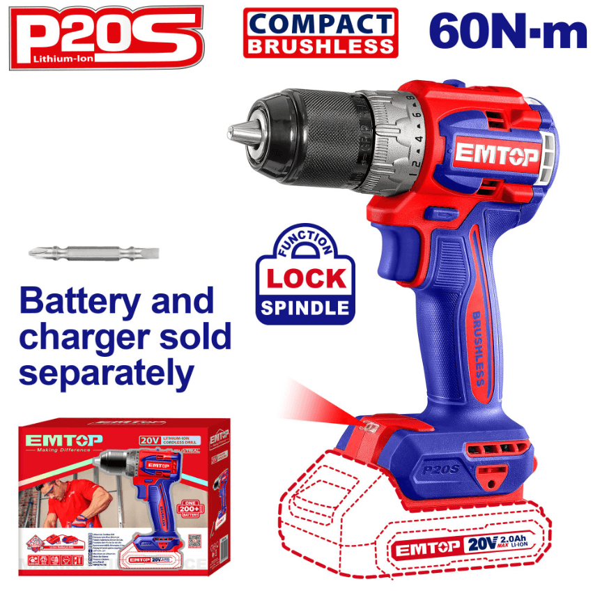 Drel Emtop ECDL206021