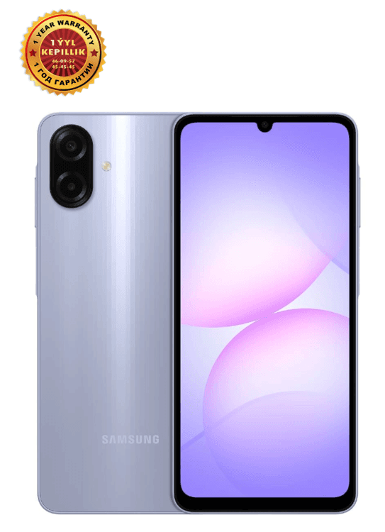 Смартфон Samsung Galaxy A07 6/128 ГБ, фиолетовый