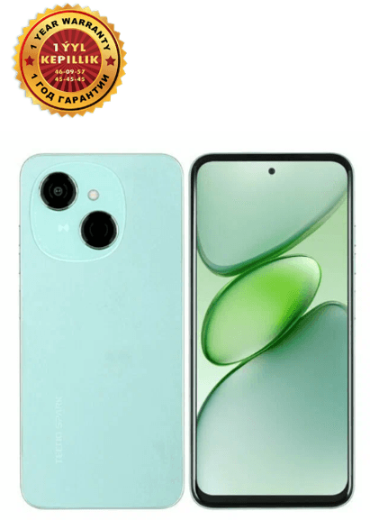 Смартфон Tecno SPARK GO 1 4/64 ГБ, зелёный