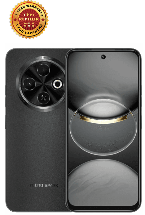 Смартфон Tecno Spark 30C 4/128 ГБ, чёрный