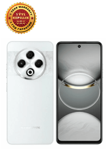 Смартфон Tecno Spark 30 8/128 ГБ, белый