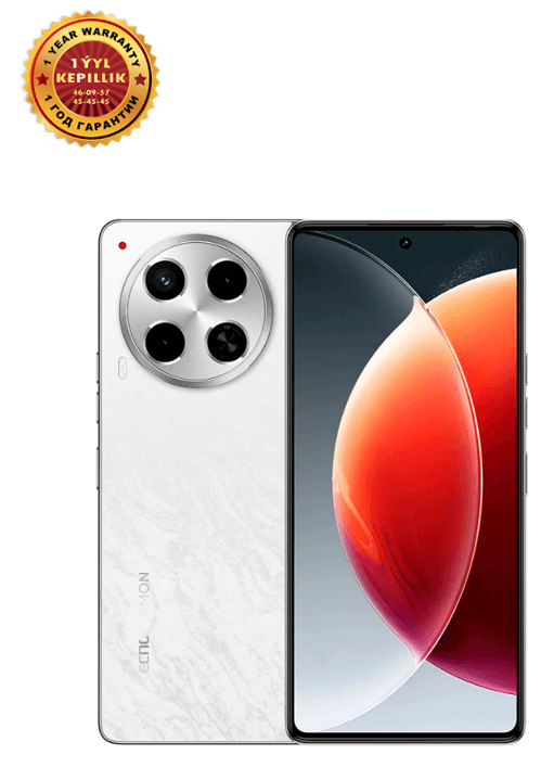 Смартфон Camon 30 8/256 GB Uyuni Salt White, Logo, Tecno