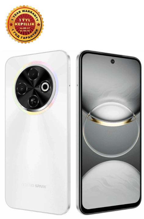 Смартфон Tecno Spark 30C 4/128 ГБ, белый