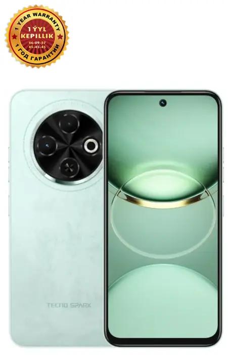 Smartfon Tecno Spark 30C 4/128 GB, Ýaşyl