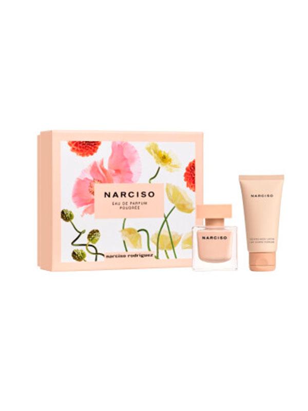 Набор парфюмерной воды NARCISO RODRIGUEZ NARCISO POUDREE (W) SET EDP 50 ml + SCENTED BODY LOTION 50 ml FR