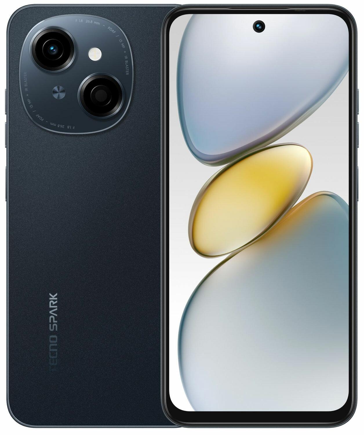 Смартфон Tecno Spark Go1 3/64 GB Чёрный