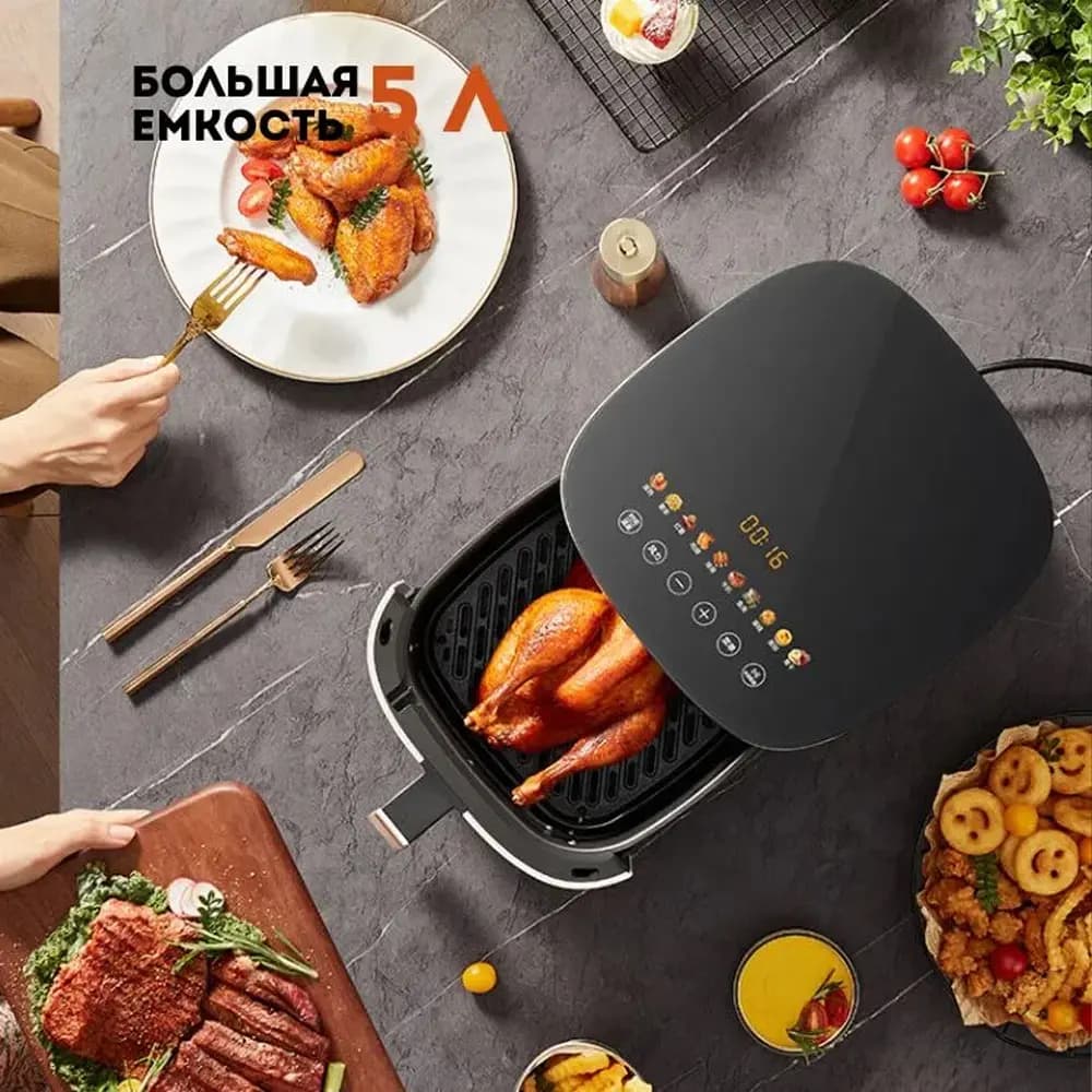 Аэрогриль MIDEA MF-KZC5089, белый