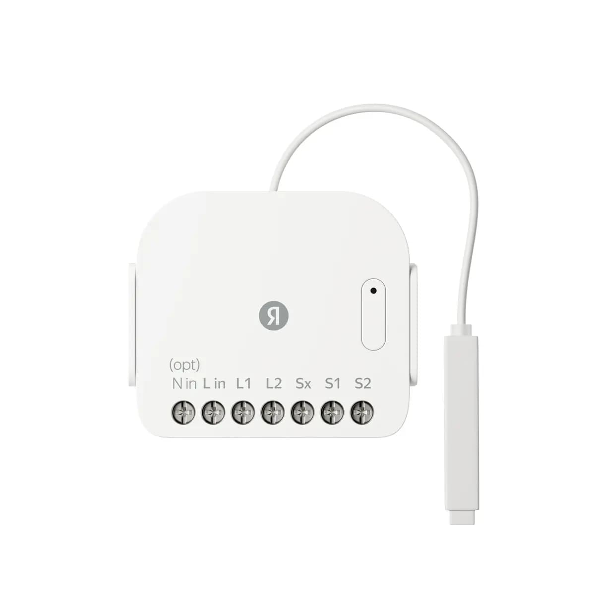 Умное реле Яндекс двухканальное, Zigbee, работает с Алисой