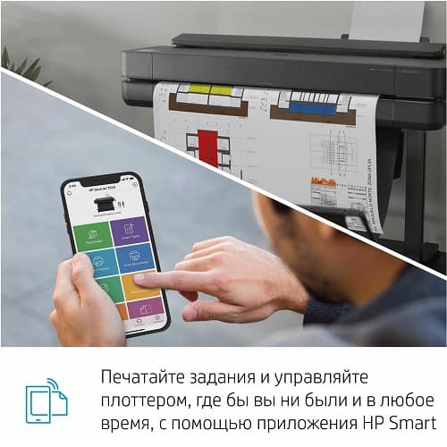 Принтер HP DesignJet T630 — широкоформатный плоттер