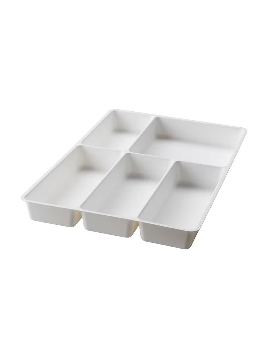 Лоток для столовых приборов IKEA STÖDJA белый 31x50 см