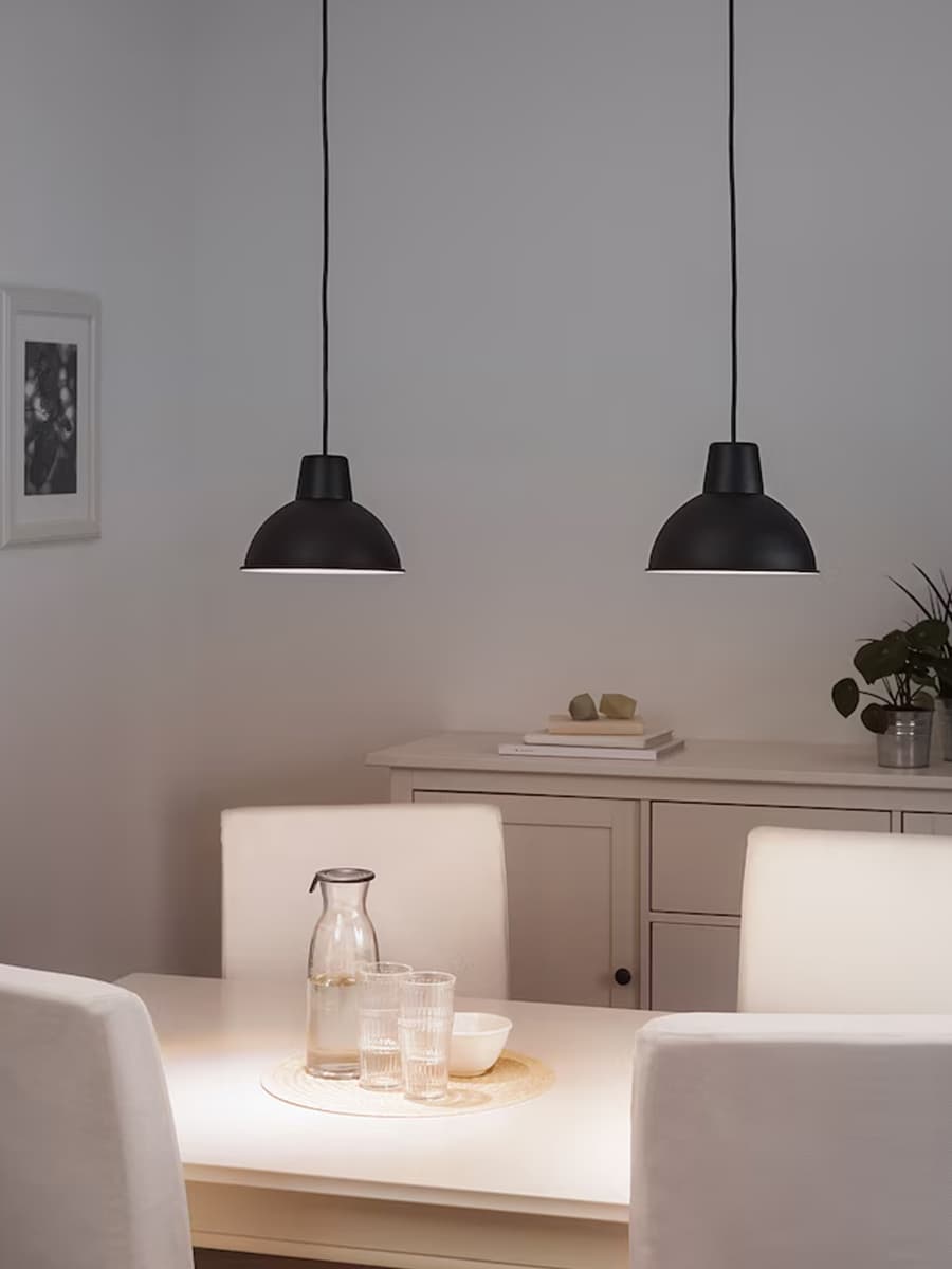 Подвесной светильник IKEA SKURUP Черный 19 см