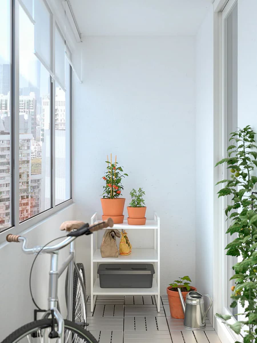 Стеллаж IKEA JONAXEL Белый 50x51x70 см 