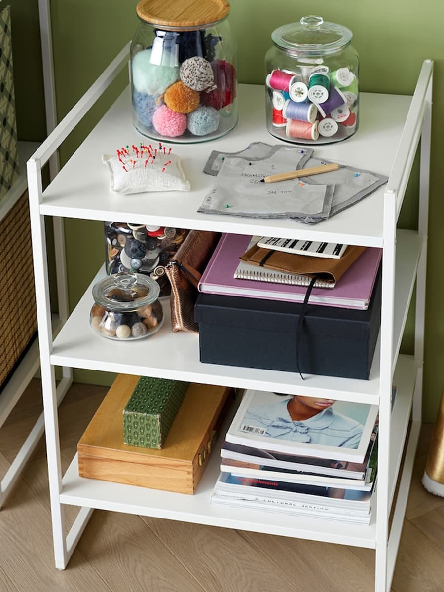 Стеллаж IKEA JONAXEL Белый 50x51x70 см 