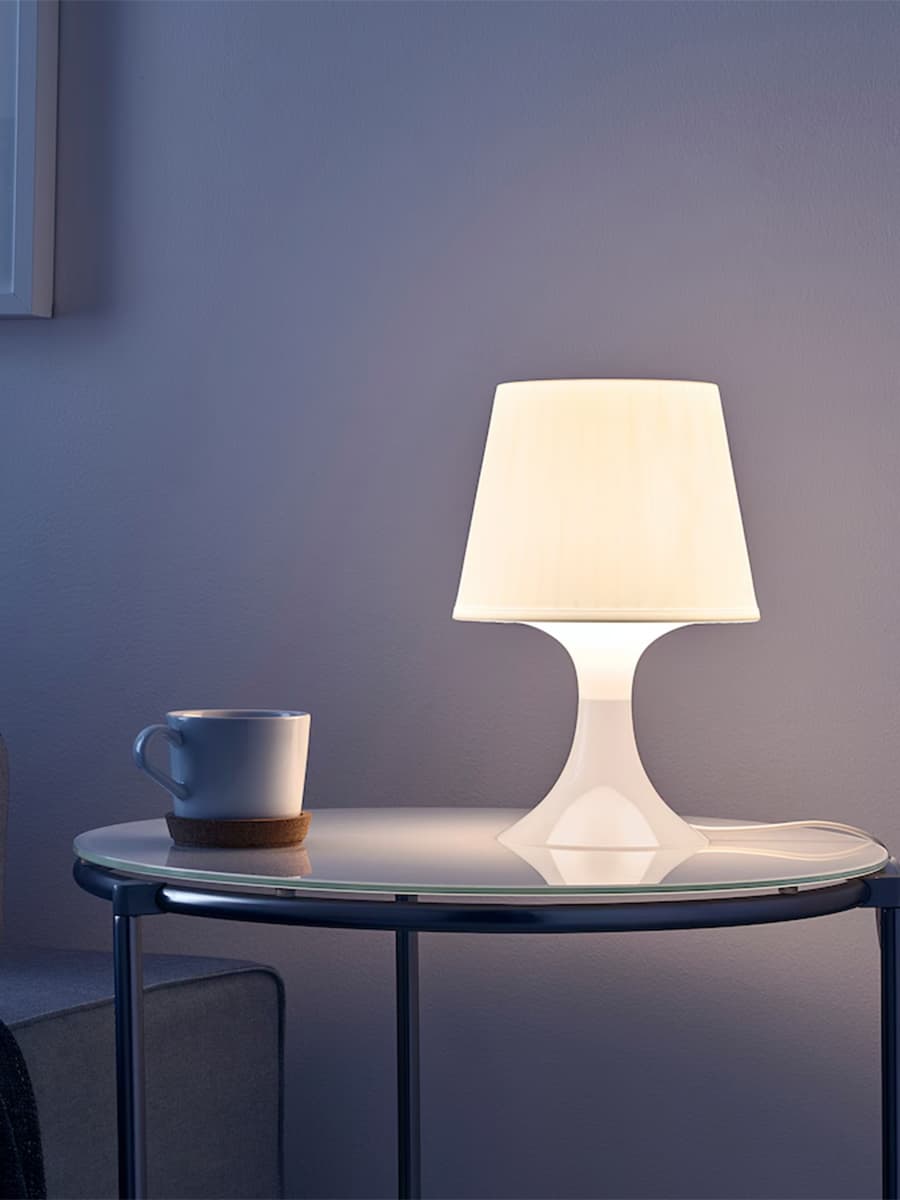 Настольная лампа IKEA LAMPAN  Белый 29 см 