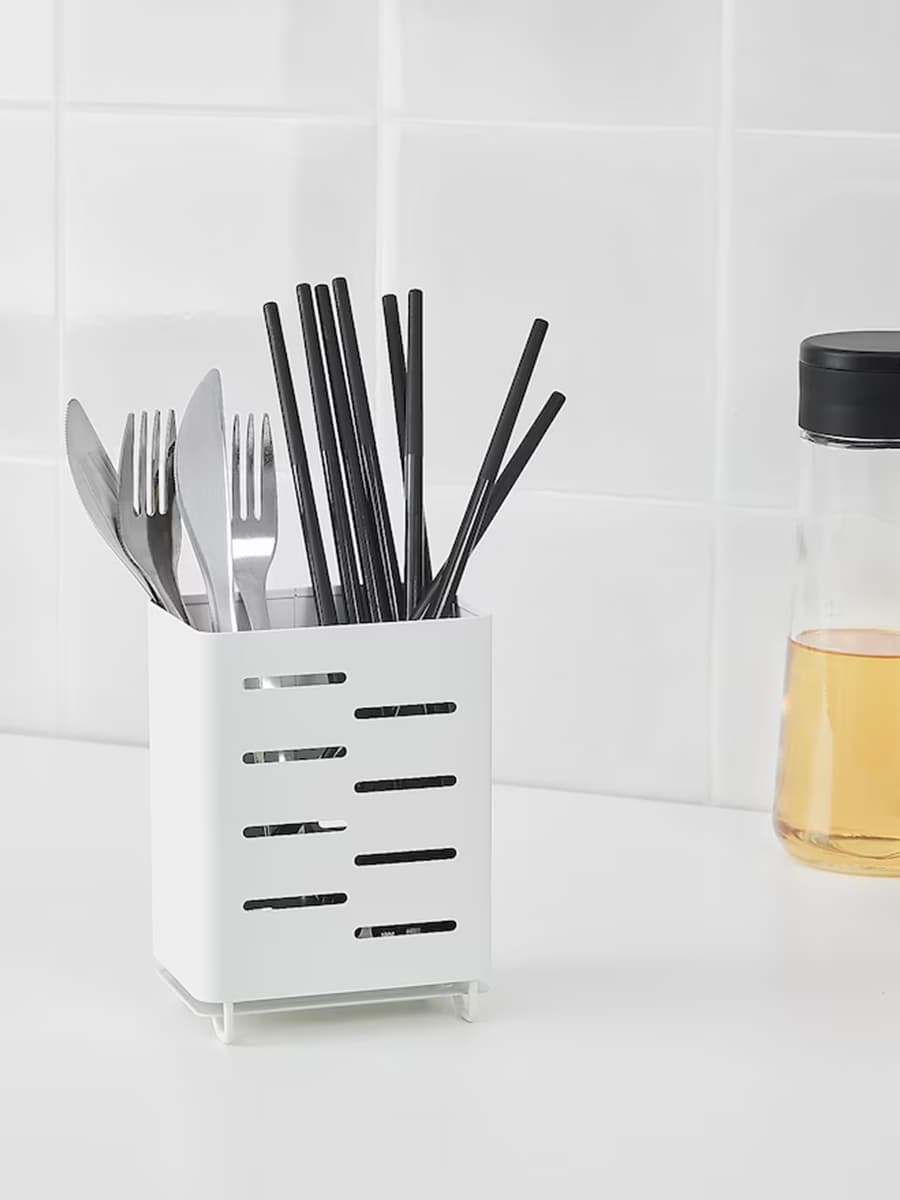 Сушилка для столовых приборов IKEA AVSTEG белый 13 см