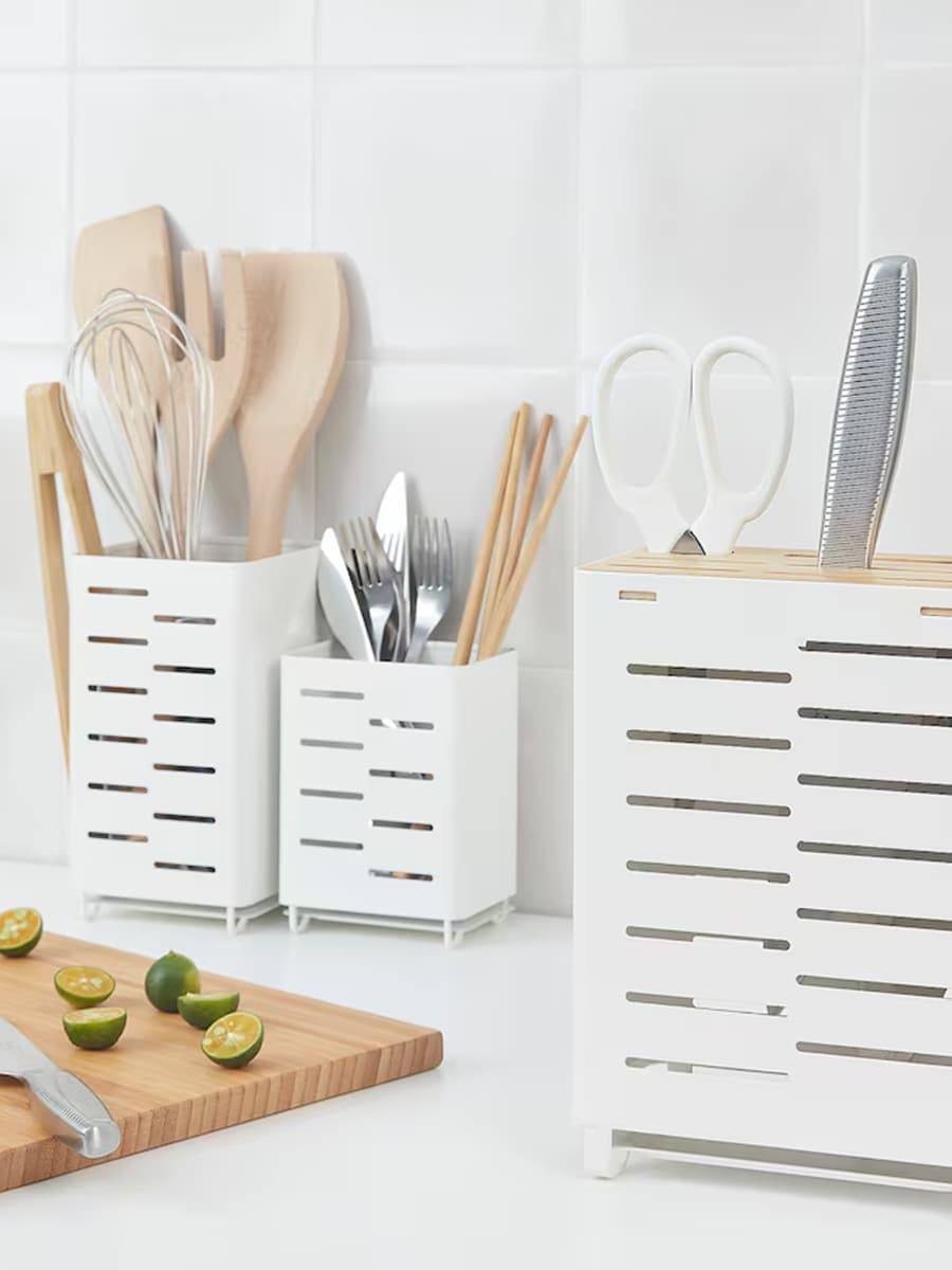 Сушилка для столовых приборов IKEA AVSTEG белый 13 см