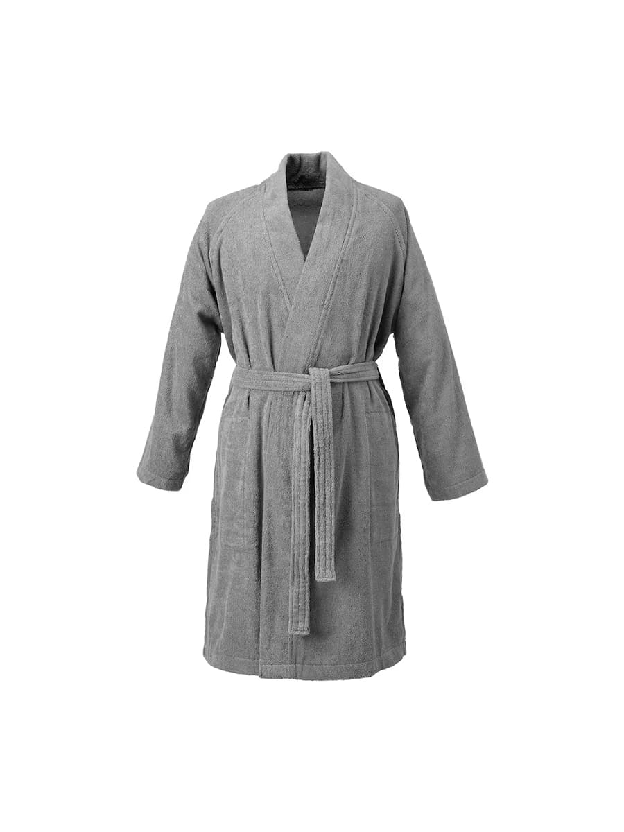 Банный халат IKEA ROCKAN  серый,L/XL