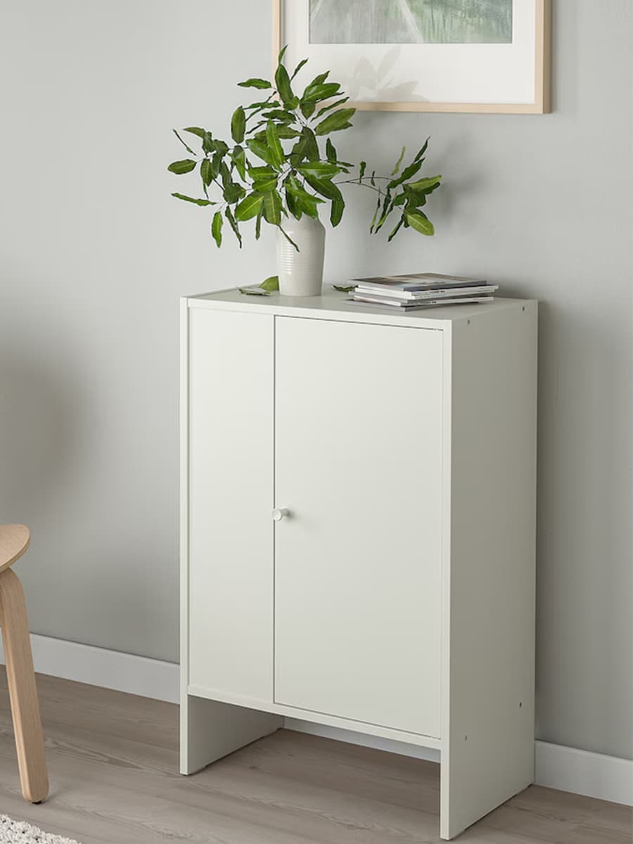 Шкаф с дверцей IKEA BAGGEBO белый, 50x30x80 см