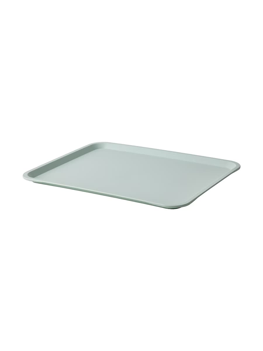 Поднос IKEA TILLGÅNG, бледно-зеленый, 37х29 см