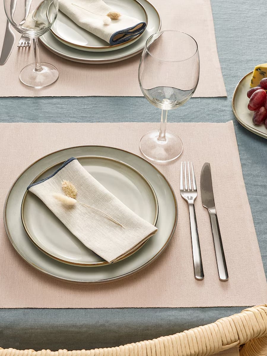 Подставка для столовых приборов IKEA SVARTSENAP натуральная, 35x45 см