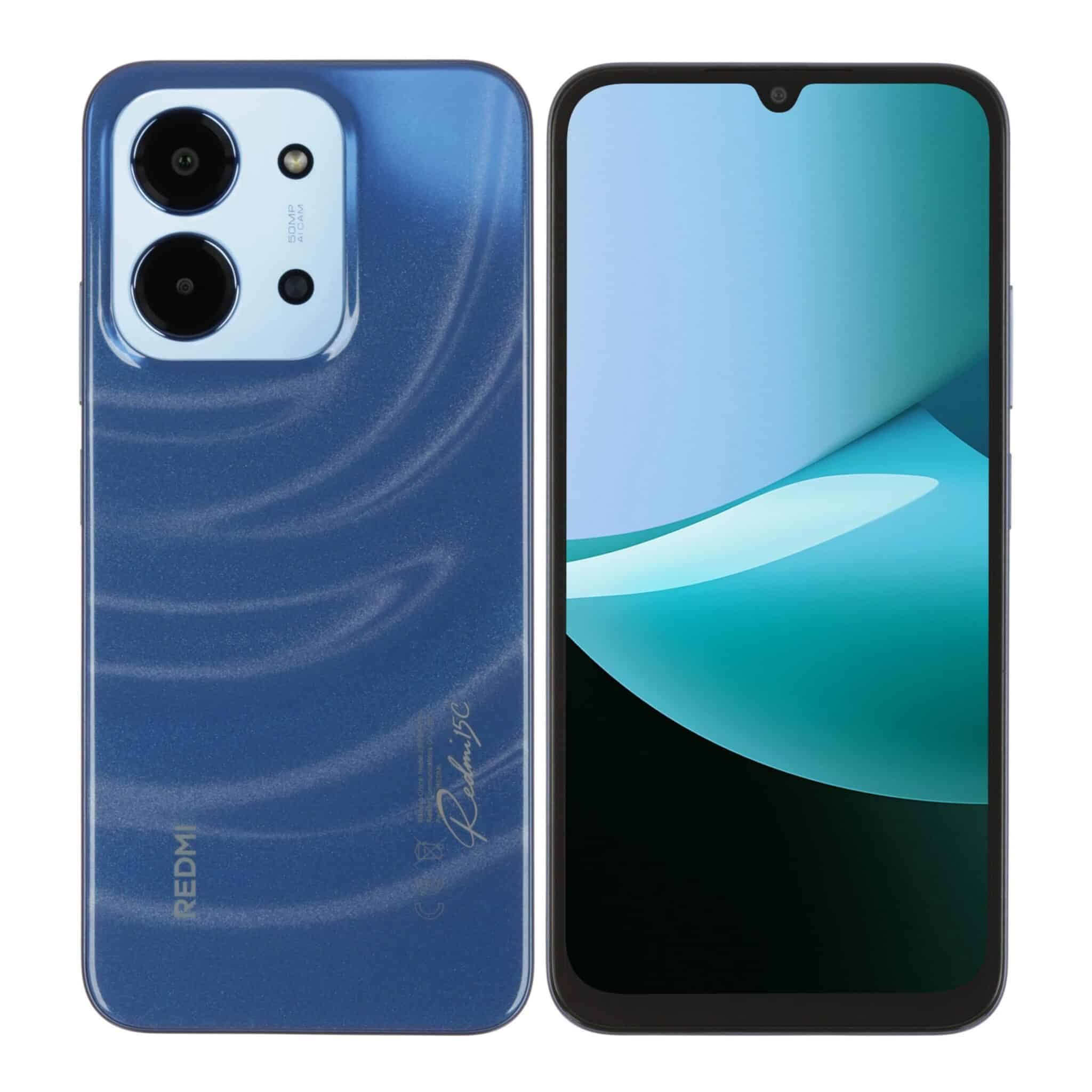 Смартфон 15C 4/128 GB светло-голубой, Logo, Redmi
