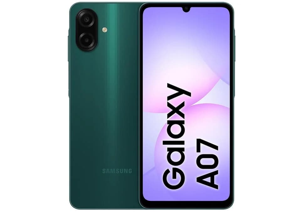 Смартфон Samsung A07 (4/64GB) Green (Зелёный)