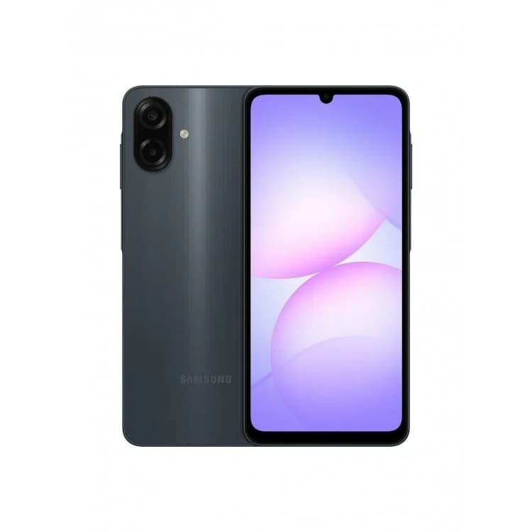 Смартфон Samsung A07 (4/128GB) Black (Чёрный)