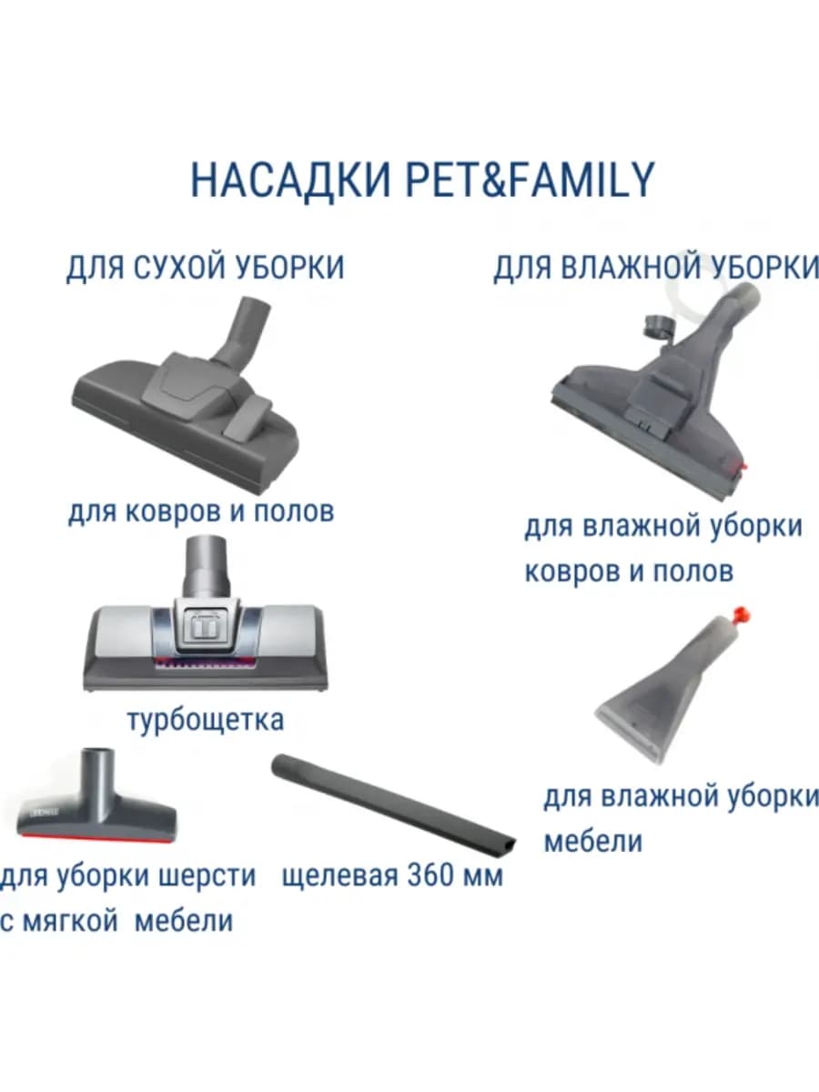 Моющий пылесос с аквафильтром Thomas "Pet & Family"