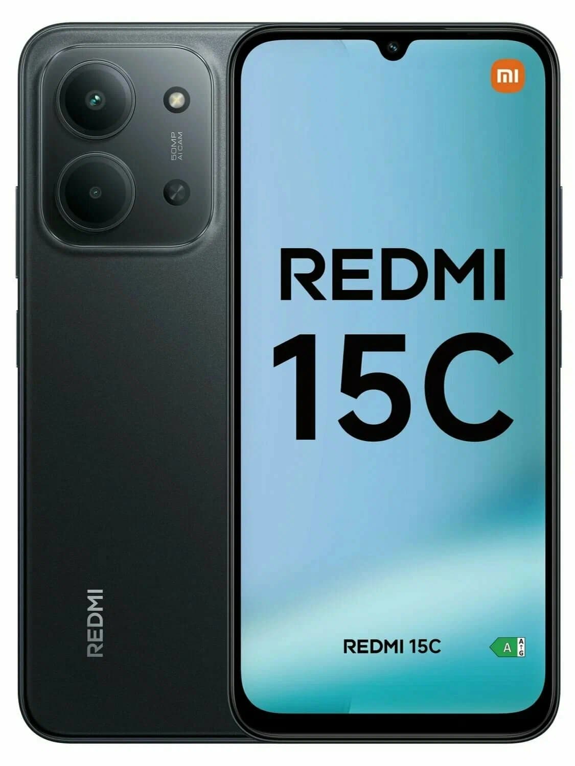 Смартфон Xiaomi Redmi 15C 8/256 ГБ, чёрный 