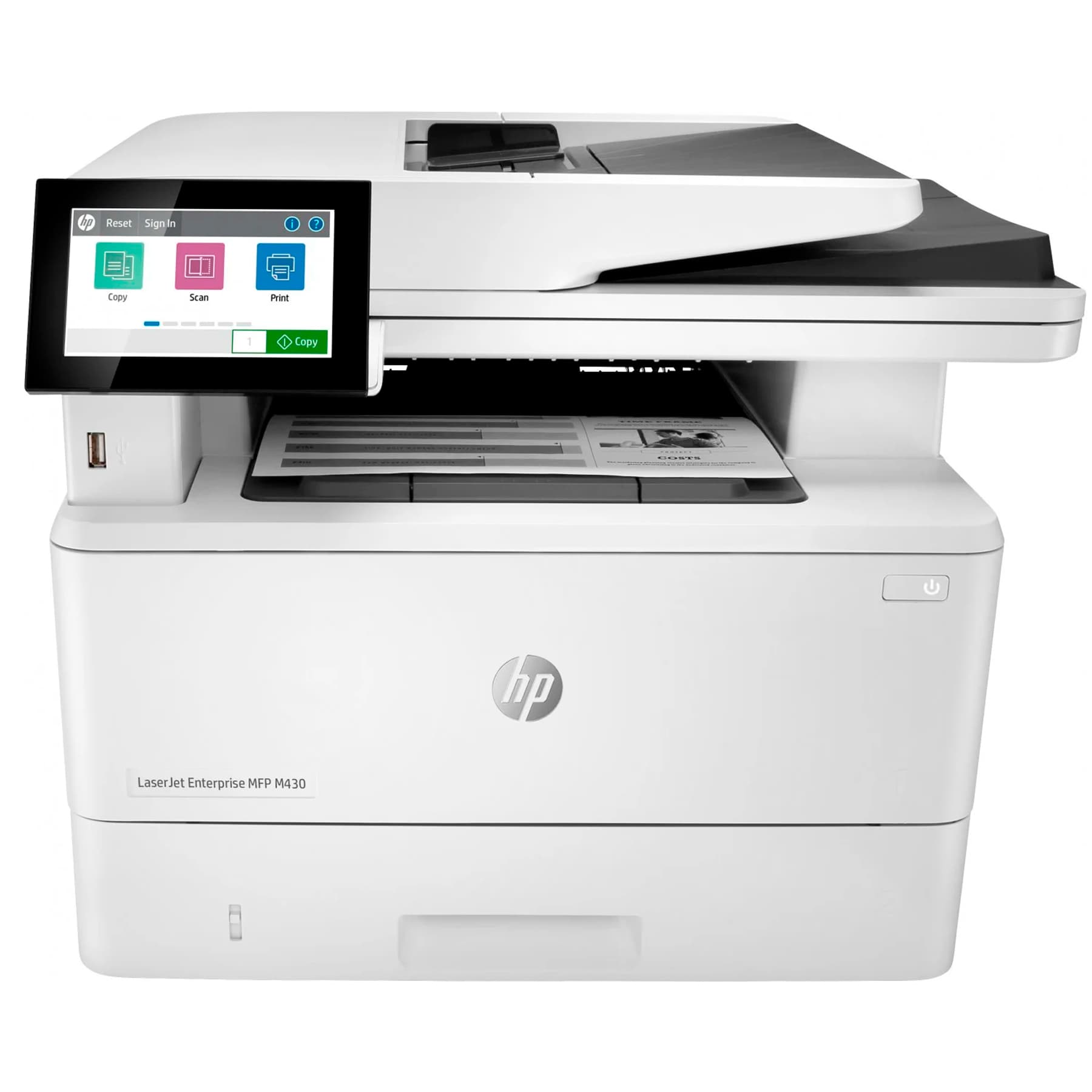 Черно-белое лазерное МФУ корпоративного класса HP LaserJet Enterprise M430f (4 в 1)