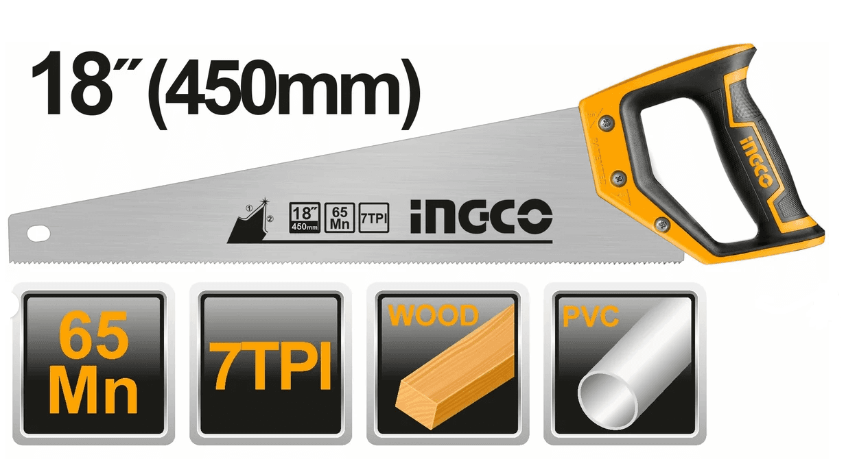 Ножовка по дереву INGCO  HHAS15450