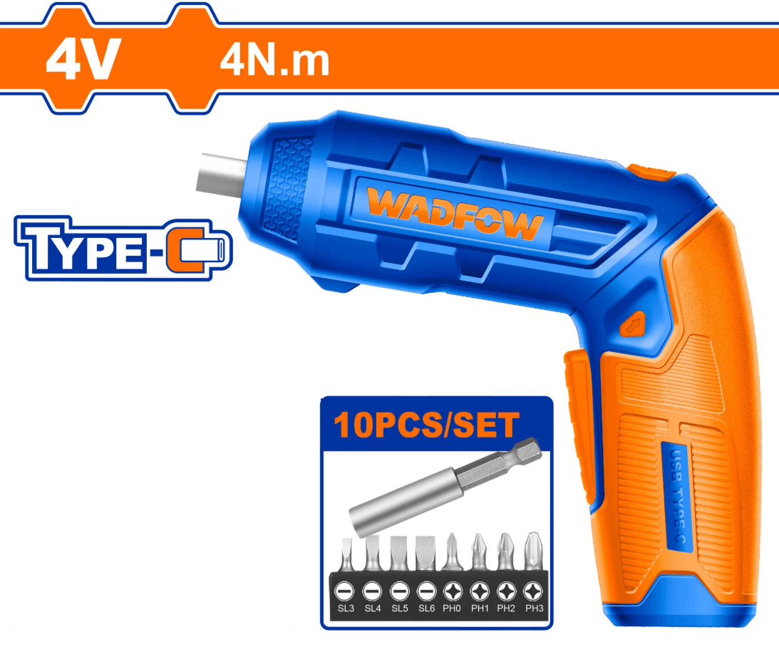 Аккумуляторная отвертка 4V Type-C WCV4415
