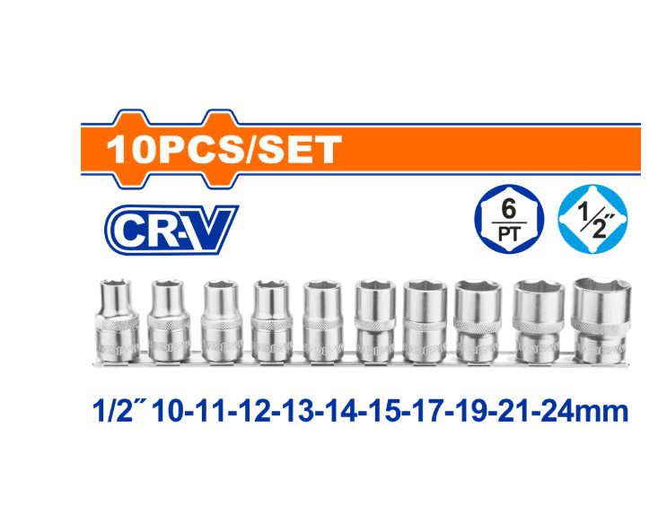 Набор из головок 10 шт. 1/2"  WST2410