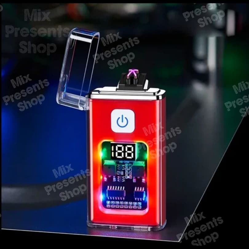Зажигалка электронная "258 Lighter" прозрачная ARC