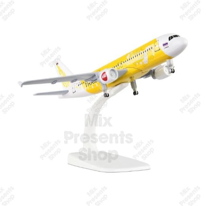 Модель самолёта "AirAsia Thailand" Airbus-320 20см (металл)