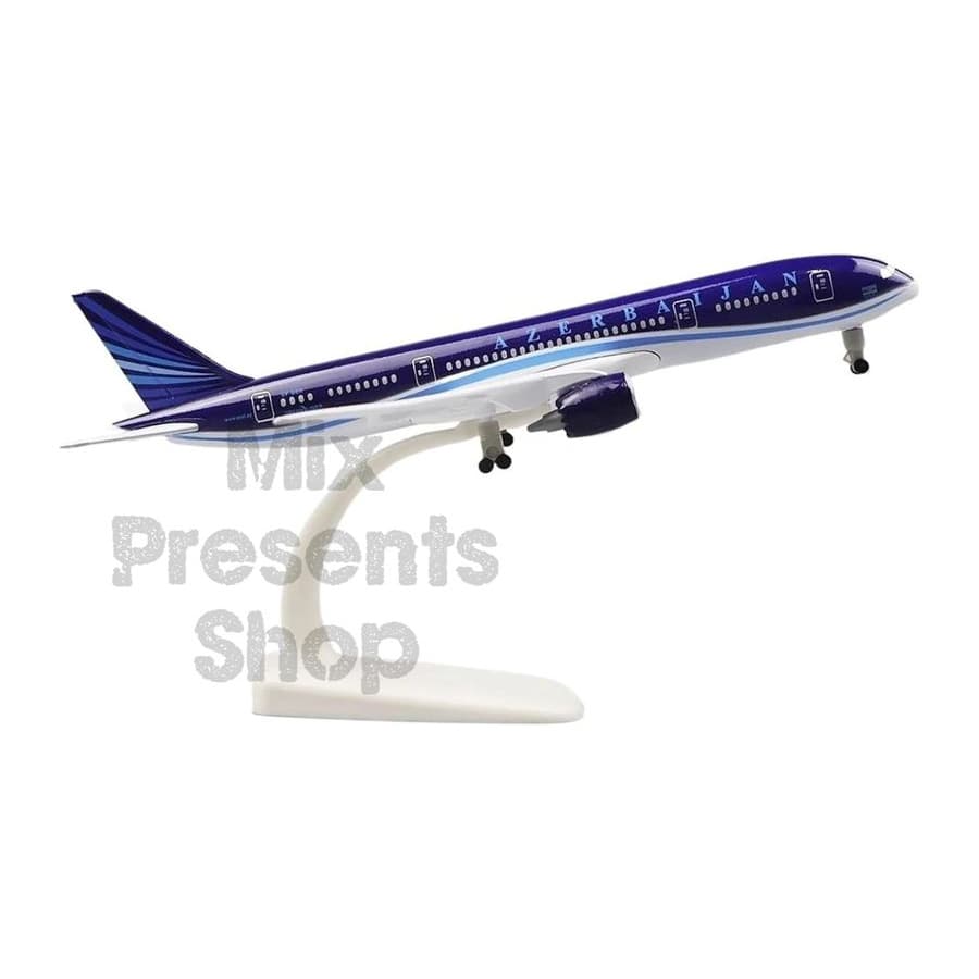 Модель самолёта "Azerbaijan" Boeing-787 "Dreamliner" 20см (металл)