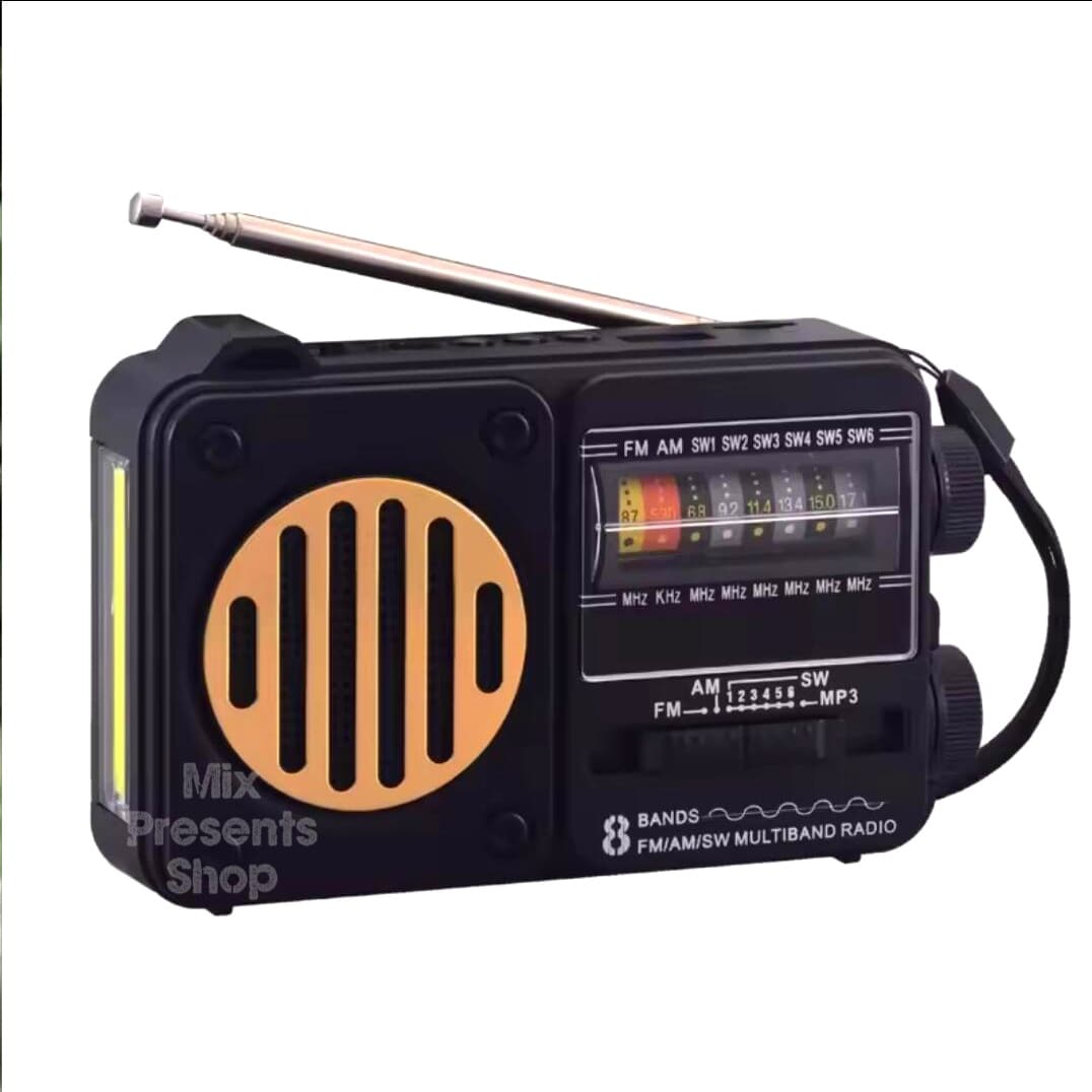 Радиоприемник 3 в 1 (Bluetooth колонка, MP3 плеер, FM радио, фонарик) RDD RD322BT 