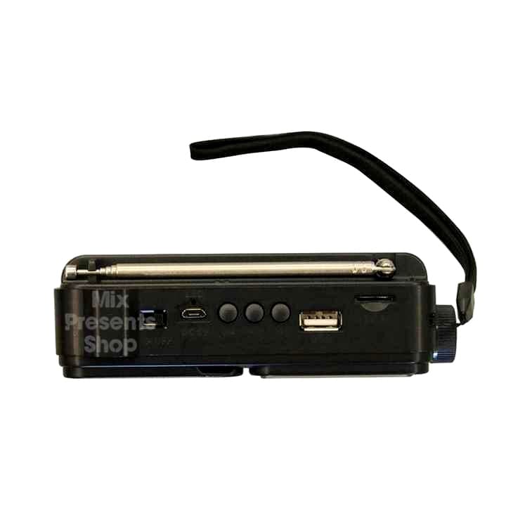 Радиоприемник 3 в 1 (Bluetooth колонка, MP3 плеер, FM радио, фонарик) RDD RD322BT 